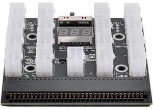 Server PSU Power Supply 1200W Breakout Board Adapter with 17 Ports ATX 6 Pin for DPS-800GB 1200FB 1200QB Server PSU Power Supply 1200W Breakout Board Adapter with 17 Ports ATX 6 Pin for DPS-800GB 1200FB 1200QB