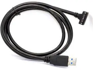 3m 90 Degree Right Angled Micro USB Screw Mount to USB 3.0 Data Cable for Point Grey Chameleon Camera 3m 90 Degree Right Angled Micro USB Screw Mount to USB 3.0 Data Cable for Point Grey Chameleon Camera