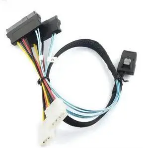FOR MINI SAS SFF-8087 TO 2 Ports MINI SAS SFF-8482 Adapter Cable FOR MINI SAS SFF-8087 TO 2 Ports MINI SAS SFF-8482 Adapter Cable