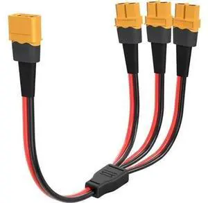 FOR XT60 Splitter Cable,12AWG XT60 1 Male to 3 Female Connector Cable for UAV Phantom copter RC Car(1FT) FOR XT60 Splitter Cable,12AWG XT60 1 Male to 3 Female Connector Cable for UAV Phantom copter RC Car(1FT)