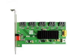 FOR Raid Controller 1 to 5 Port SATA 2.0 RAID Card Support SATA HDD RAID 0/1/5/10 SATA Port Multiplier Bracket Mount Easy Dip Switch FOR Raid Controller 1 to 5 Port SATA 2.0 RAID Card Support SATA HDD RAID 0/1/5/10 SATA Port Multiplier Bracket Mount Easy Dip Switch
