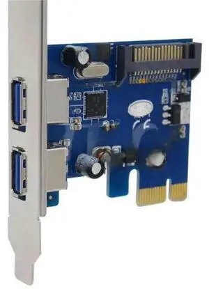 FOR 2 Port USB 3.0 PCI-E PCIE PCI Express sata power supplyAdapter usb3.0 Converter Card 720200 chipset Low Profile FOR 2 Port USB 3.0 PCI-E PCIE PCI Express sata power supplyAdapter usb3.0 Converter Card 720200 chipset Low Profile