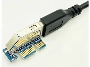 Add On Card PCIE Riser Card Adapter PCI Express USB 3.0 Raiser Riser PCI-E Extender PCIE X1 to Dual Port PCI E X4 Expansion Card Add On Card PCIE Riser Card Adapter PCI Express USB 3.0 Raiser Riser PCI-E Extender PCIE X1 to Dual Port PCI E X4 Expansion Card