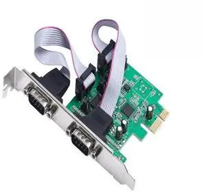FOR 2 Port RS232 RS-232 Serial Port COM to PCI-E PCI Express Card Adapter Converter AX99100 Chipset FOR 2 Port RS232 RS-232 Serial Port COM to PCI-E PCI Express Card Adapter Converter AX99100 Chipset