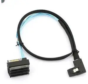 FOR MINI SAS SFF-8087 right to 4 Ports SAS SFF-8482 server con tion Cable FOR MINI SAS SFF-8087 right to 4 Ports SAS SFF-8482 server con tion Cable