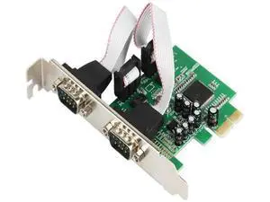 FOR 2 Port RS232 RS-232 Serial Port COM to PCI-E PCI Express Card Adapter Converter 2-port Serial Low Profile Bracket FOR 2 Port RS232 RS-232 Serial Port COM to PCI-E PCI Express Card Adapter Converter 2-port Serial Low Profile Bracket