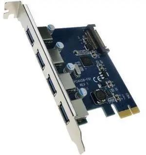 4x USB 3.0 PCI Express Card PCI-e USB3.0 Host Controller Adapter 4x USB 3.0 PCI Express Card PCI-e USB3.0 Host Controller Adapter