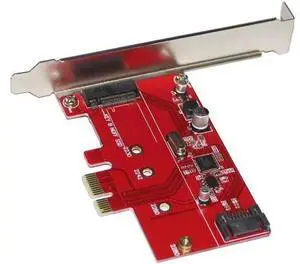 PCIE Riser Card PCI-E 2.0 to SATA3.0+M.2 SSD Adapter ASM1061 6Gbps Support NGFF(M.2) B Key Type PCIE Riser Card PCI-E 2.0 to SATA3.0+M.2 SSD Adapter ASM1061 6Gbps Support NGFF(M.2) B Key Type