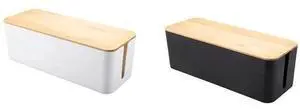 FOR Socket Storage Box Dustproof High Quality Imitation Teak Cover Cable Manager Computer Hub Plug in Storage Box 2PC FOR Socket Storage Box Dustproof High Quality Imitation Teak Cover Cable Manager Computer Hub Plug in Storage Box 2PC