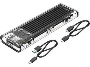 USB3.1 Type-C to NVMe M.2 Mobile Hard Disk Box 10Gbps M.2 SSD Enclosure M-Key External Case Upgrade Version with USB3.1 Type-A to Type-C & Type-C to Type-C Cable (Black) USB3.1 Type-C to NVMe M.2 Mobile Hard Disk Box 10Gbps M.2 SSD Enclosure M-Key External Case Upgrade Version with USB3.1 Type-A to Type-C & Type-C to Type-C Cable (Black)