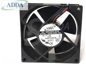 FOR ADDA 8032 wholly fan AD0812XB-Y52 80*80*32mm 8cm 8mm DC 12V 0.52A FOR ADDA 8032 wholly fan AD0812XB-Y52 80*80*32mm 8cm 8mm DC 12V 0.52A