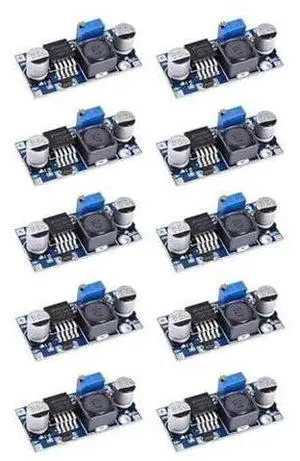 LM2596S LM2596 Buck Converter 3A DC-DC 3-40V to 1.5-35v DC Voltage Regulator Step Down Adjustable Module High Efficiency (10PCS) LM2596S LM2596 Buck Converter 3A DC-DC 3-40V to 1.5-35v DC Voltage Regulator Step Down Adjustable Module High Efficiency (10PCS)