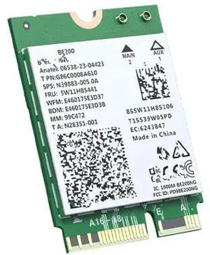 FOR WiFi 7 BE200 Network Card 5.4 Tri Band 2.4G/5G/6GHz 8774Mbps BE200NGW M.2 Adapter Better Than WiFi6E FOR WiFi 7 BE200 Network Card 5.4 Tri Band 2.4G/5G/6GHz 8774Mbps BE200NGW M.2 Adapter Better Than WiFi6E