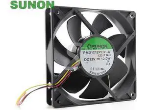 For Sunon PMD1212PTB1-A (2).F.GN 120mm x 25mm 12V 12.0W 3pin 150CFM Case Fan For Sunon PMD1212PTB1-A (2).F.GN 120mm x 25mm 12V 12.0W 3pin 150CFM Case Fan
