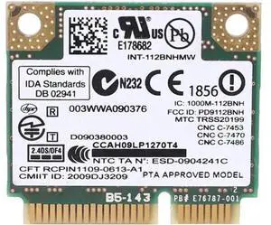 For Centrino Wireless-N 1000 Wifi Link1000 802.11 b/g/n 112BNHMW 300Mbps Half Mini Pci-e Wireless Card For Centrino Wireless-N 1000 Wifi Link1000 802.11 b/g/n 112BNHMW 300Mbps Half Mini Pci-e Wireless Card