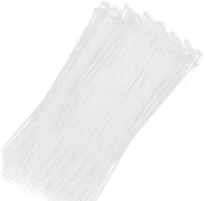 250pcs Zip Ties Plastic Cable Zip Ties Self-Locking Nylon Wire Ties Heavy Duty Ultra Strong Zip Straps (10 Inch, White) 250pcs Zip Ties Plastic Cable Zip Ties Self-Locking Nylon Wire Ties Heavy Duty Ultra Strong Zip Straps (10 Inch, White)