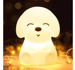 Gemdeck Dog Night Light for Kids, 16 Color Changing Kids Night Light Lamp, Rechargeable Silicone Baby Night Light Gemdeck Dog Night Light for Kids, 16 Color Changing Kids Night Light Lamp, Rechargeable Silicone Baby Night Light