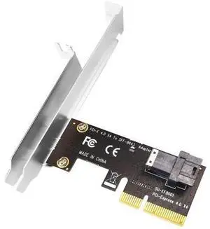 PCI Express 4.0/3.0 X4 Host Adapter Card with SFF-8643 Mini-SAS HD 36Pin Connector for U.2 (SFF-8639) PCIe SSD, Support Intel 750 2.5 inch U.2 SFF SSD PCI Express 4.0/3.0 X4 Host Adapter Card with SFF-8643 Mini-SAS HD 36Pin Connector for U.2 (SFF-8639) PCIe SSD, Support Intel 750 2.5 inch U.2 SFF SSD