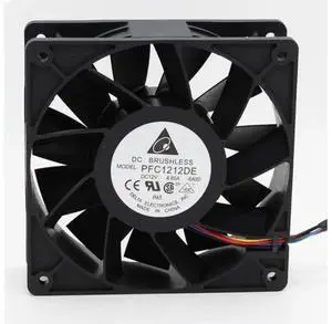 IP68 waterproof cooling fan Delta PFC1212DE 120mm 12038 12V 4.8A 7000RPM axial cooling fan powerful IP68 waterproof cooling fan Delta PFC1212DE 120mm 12038 12V 4.8A 7000RPM axial cooling fan powerful