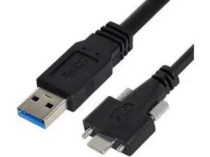 5 Meters USB 3.1 Type-C Dual Screws Locking to Standard USB3.0 Data Cable 5 Meters USB 3.1 Type-C Dual Screws Locking to Standard USB3.0 Data Cable