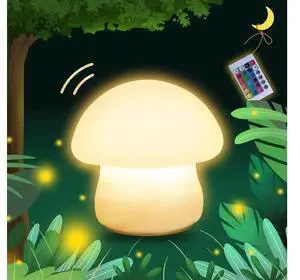 Mushroom Lamp, Rechargeable Mushroom Night Light, Multi-Color LED Mushroom Nightlight Mushroom Lamp, Rechargeable Mushroom Night Light, Multi-Color LED Mushroom Nightlight