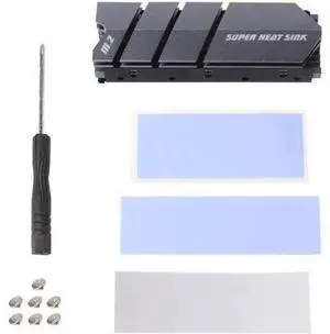 1Set M.2 SSD NVMe NGFF Heat Sink Aluminum Heatsink with Thermal Pad for M2 2280 SSD Hard Disk Desktop PC Cooler 1Set M.2 SSD NVMe NGFF Heat Sink Aluminum Heatsink with Thermal Pad for M2 2280 SSD Hard Disk Desktop PC Cooler