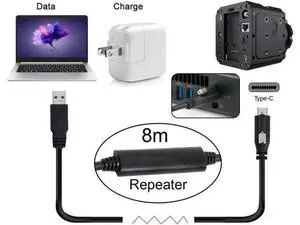 8m Type-C USB 3.1 Single Screw Locking to USB3.0 Data Cable Mount Type for Industrial Camera Recorder & Laptop PC & Disk 8m Type-C USB 3.1 Single Screw Locking to USB3.0 Data Cable Mount Type for Industrial Camera Recorder & Laptop PC & Disk