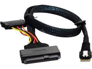 U.2 U2 SFF-8639 to Slimline SFF-8654 4i NVME PCIe SSD Cable for Mainboard SSD 750 p3600 p3700 M.2 U.2 U2 SFF-8639 to Slimline SFF-8654 4i NVME PCIe SSD Cable for Mainboard SSD 750 p3600 p3700 M.2
