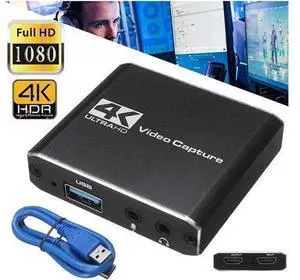 1080P 60fps 4K Video Capture Device Video Capture Card Dongle HDMI-compatible to USB 3.0 for Game Record Live Streaming Broadcast 1080P 60fps 4K Video Capture Device Video Capture Card Dongle HDMI-compatible to USB 3.0 for Game Record Live Streaming Broadcast