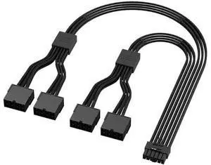 16Pin 12VHPWR to 4x8Pin Adapter Power Cables 16Pin to 4x8Pin Power Cord PCIE 5.0 Graphics Card Power Adapter Cable(30cm) 16Pin 12VHPWR to 4x8Pin Adapter Power Cables 16Pin to 4x8Pin Power Cord PCIE 5.0 Graphics Card Power Adapter Cable(30cm)