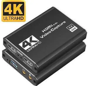 Capture Card Nintendo Switch, 4K 1080P 60FPS Video Capture Card, Game Capture Card, HDMI to USB/Type-C Capture Card for Streaming Work with PS4/PC/OBS/Camera Capture Card Nintendo Switch, 4K 1080P 60FPS Video Capture Card, Game Capture Card, HDMI to USB/Type-C Capture Card for Streaming Work with PS4/PC/OBS/Camera