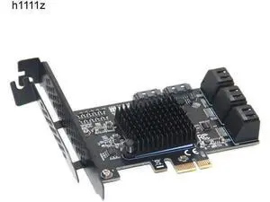 Chi a Mining Riser PCIE SATA Card 8 Port 6Gb SATA3.0 Adapter PCI Express X1 SATA Expansion Card PCI-E to SATA Controller ASM1064 Chi a Mining Riser PCIE SATA Card 8 Port 6Gb SATA3.0 Adapter PCI Express X1 SATA Expansion Card PCI-E to SATA Controller ASM1064
