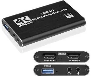 4K USB3.0 HDMI capture card Video game live broadcast USB3.0 capture card HDMI capture with Micr & HDMI Loop-Out, Support EDIC HDCP 2.2 Work with PS4/PC/OBS/DSLR/Camera 4K USB3.0 HDMI capture card Video game live broadcast USB3.0 capture card HDMI capture with Micr & HDMI Loop-Out, Support EDIC HDCP 2.2 Work with PS4/PC/OBS/DSLR/Camera