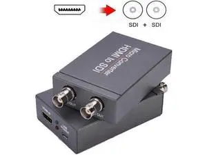 HD 3G Video Micro Converter HDMI to Dual SDI-compatible Adapter Converter with Audio Auto Format Detection For Camera HD 3G Video Micro Converter HDMI to Dual SDI-compatible Adapter Converter with Audio Auto Format Detection For Camera
