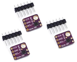 SHT31-D SHT31 Temperature Humidity Sensor Module 2.4V-5.5V I2C IIC for Arduino 3pcs SHT31-D SHT31 Temperature Humidity Sensor Module 2.4V-5.5V I2C IIC for Arduino 3pcs