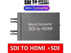 1080P SDI to HDMI Adapter Converter for CCTV SD HD and 3G SDI Signals to HDMI Adapter Female BNC to HDMI SDI Signals Display on HDMI 1080P SDI to HDMI Adapter Converter for CCTV SD HD and 3G SDI Signals to HDMI Adapter Female BNC to HDMI SDI Signals Display on HDMI
