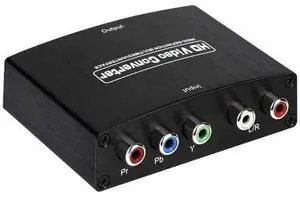 Component to HDMI Adapter YPbPr to HDMI Coverter 5 RCA to HDMI Coverter Supports 1080P Video Audio Converter Adapter HDMI V1.4 for DVD/PSP/Xbox360 to HDTV Monitor Component to HDMI Adapter YPbPr to HDMI Coverter 5 RCA to HDMI Coverter Supports 1080P Video Audio Converter Adapter HDMI V1.4 for DVD/PSP/Xbox360 to HDTV Monitor