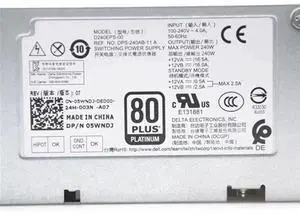 1Pcs 05WNDJ PSU for Optiplex 3050 3667 3668 5050 7050 7070 240W Switching Power Supply D240EPS-00 5WNDJ CN-05WNDJ 1Pcs 05WNDJ PSU for Optiplex 3050 3667 3668 5050 7050 7070 240W Switching Power Supply D240EPS-00 5WNDJ CN-05WNDJ