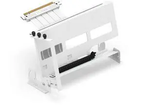 PCIe 4.0 GPU Mount Bracket, Multi-Angle Adjustment with All White Riser Cable, Compatible to RTX4090, 4080, 4070ti - White PCIe 4.0 GPU Mount Bracket, Multi-Angle Adjustment with All White Riser Cable, Compatible to RTX4090, 4080, 4070ti - White