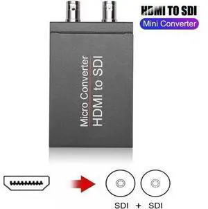 HDMI to SDI Converter One HDMI Input Two SDI Outputs 720p and 1080p Support SDI/HD-SDI/3G-SDI for SDI Monitor HDTV HDMI to SDI Converter One HDMI Input Two SDI Outputs 720p and 1080p Support SDI/HD-SDI/3G-SDI for SDI Monitor HDTV