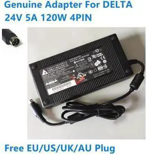 24V 5A 120W 4PIN DELTA DPS-120QB A AC Adapter For Laptop Monitor Charger Power Supply 24V 5A 120W 4PIN DELTA DPS-120QB A AC Adapter For Laptop Monitor Charger Power Supply