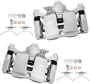 Rear Left & Right Brake Calipers Assembly w/Bracket 18B4644 18B4645 For Buick 1997-2005 2008-2009,For Chevy 2000-2010,For Oldsmobile 1998-2002,For Pontiac 1997-2003 Rear Left & Right Brake Calipers Assembly w/Bracket 18B4644 18B4645 For Buick 1997-2005 2008-2009,For Chevy 2000-2010,For Oldsmobile 1998-2002,For Pontiac 1997-2003