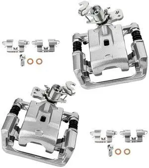 18B5002 18B5003 Rear Left & Right Brake Calipers W/Bracket For Ford For Fusion 2006-2012,For Lincoln For MKZ 2007-2012,For Lincoln Zephyr 2006,For Mazda 6 2006-2013,For Mercury Milan 2006-2011 18B5002 18B5003 Rear Left & Right Brake Calipers W/Bracket For Ford For Fusion 2006-2012,For Lincoln For MKZ 2007-2012,For Lincoln Zephyr 2006,For Mazda 6 2006-2013,For Mercury Milan 2006-2011