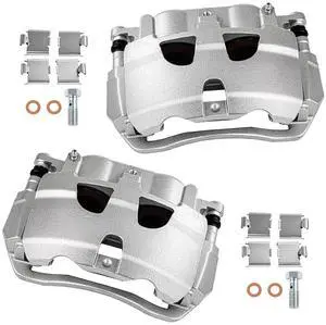 Front Left & Right Brake Calipers Assembly w/Bracket 18B5073 18B5072 For Ford For E-150/For E-250/For E-350 Super Duty/For E-450 Super Duty Front Left & Right Brake Calipers Assembly w/Bracket 18B5073 18B5072 For Ford For E-150/For E-250/For E-350 Super Duty/For E-450 Super Duty