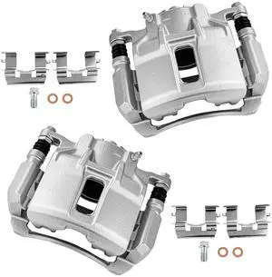 Front Left & Right Brake Calipers Assembly w/Bracket 19B2668 19B2669 2003 2004 2005 2006 2007 For Honda For Accord Front Left & Right Brake Calipers Assembly w/Bracket 19B2668 19B2669 2003 2004 2005 2006 2007 For Honda For Accord