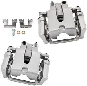 Rear Left & Right Brake Calipers Assembly w/Bracket 18B4970 18B4971 for Chrysler for 300,for Dodge for Challenger/for Charger/for Magnum,2012-2016 for Dodge for Challenger fit Solid Rotors only Rear Left & Right Brake Calipers Assembly w/Bracket 18B4970 18B4971 for Chrysler for 300,for Dodge for Challenger/for Charger/for Magnum,2012-2016 for Dodge for Challenger fit Solid Rotors only