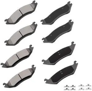 D966 D967 Front & Rear Professional Ceramic Disc Pads Set fit For 2003-2006 For Dodge Durango, 2002-2005 For Dodge For Ram 1500 D966 D967 Front & Rear Professional Ceramic Disc Pads Set fit For 2003-2006 For Dodge Durango, 2002-2005 For Dodge For Ram 1500
