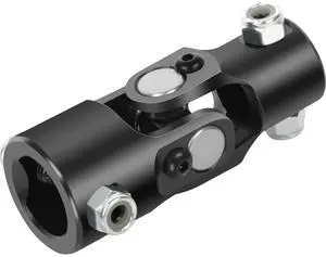 Black Steering joints 1" DD to 3/4" DD U-Joint Shaft 96mm Black Steering joints 1" DD to 3/4" DD U-Joint Shaft 96mm