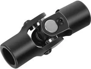 3/4" Round * 3/4" Smooth Round Universal U-Joint Shaft Single Black U Joint Coupling 96mm Powder Coated Steering Shaft Coupler Chrome Steel Automotive 3/4" Round * 3/4" Smooth Round Universal U-Joint Shaft Single Black U Joint Coupling 96mm Powder Coated Steering Shaft Coupler Chrome Steel Automotive