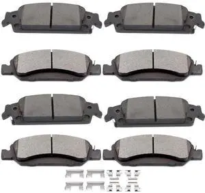 D1363 D1707 8pcs Front & Rear Ceramic Brake Pads Kits 15-19 For Cadillac Escalade,14-19 For Chevrolet Silverado 1500,14-19 For GMC Sierra 1500,15-19 For GMC Yukon,15-19 For GMC Yukon XL D1363 D1707 8pcs Front & Rear Ceramic Brake Pads Kits 15-19 For Cadillac Escalade,14-19 For Chevrolet Silverado 1500,14-19 For GMC Sierra 1500,15-19 For GMC Yukon,15-19 For GMC Yukon XL